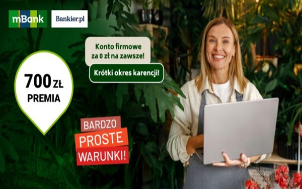 Promocja mBank konto firmowe