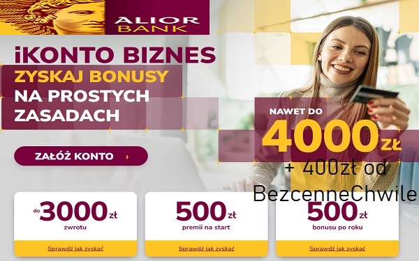 Promocja Alior konto firmowe