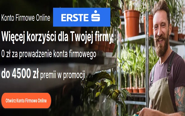 Promocja ERSTE konto firmowe